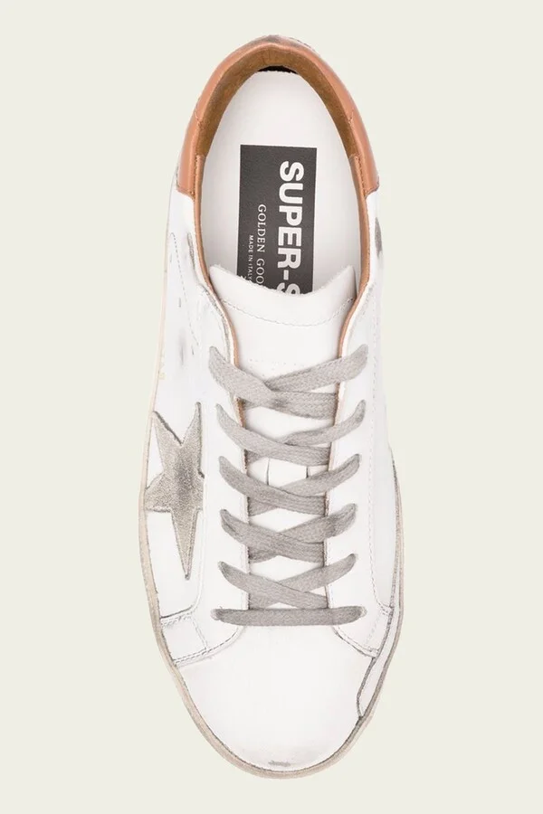 Super-Star Light Brown Toe Leather Sneaker - Image 4