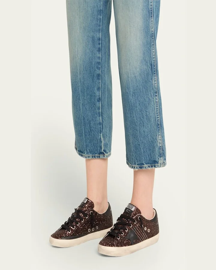 Super-Star Low-Top Glitter Sneakers - Image 4
