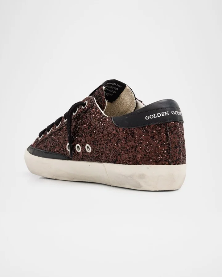 Super-Star Low-Top Glitter Sneakers - Image 4