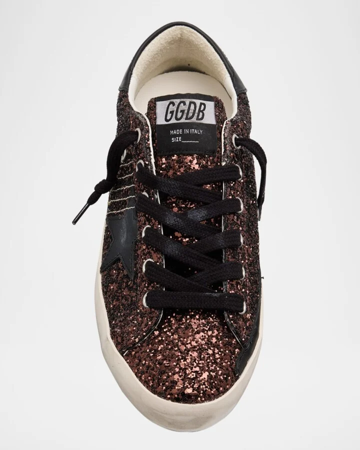 Super-Star Low-Top Glitter Sneakers - Image 5
