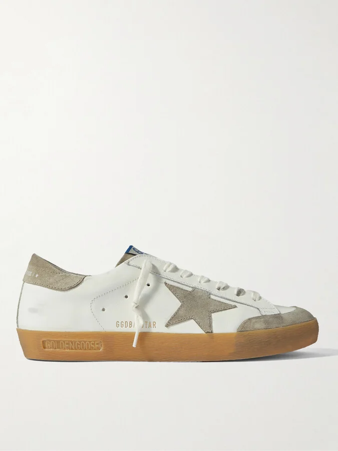 Super-Star Penstar Leather and Suede Sneakers