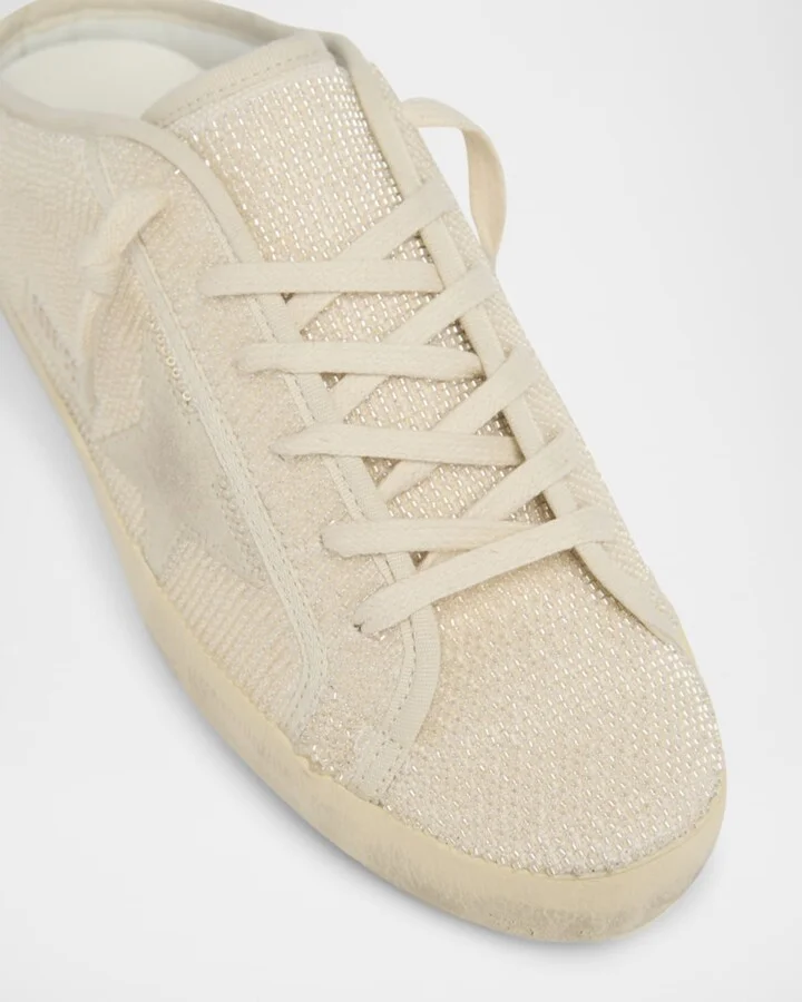 Super Star Sabot Beaded Suede Slide Sneakers - Image 3