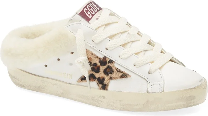 Super-Star Sabot Geniune Shearling Mule Sneaker