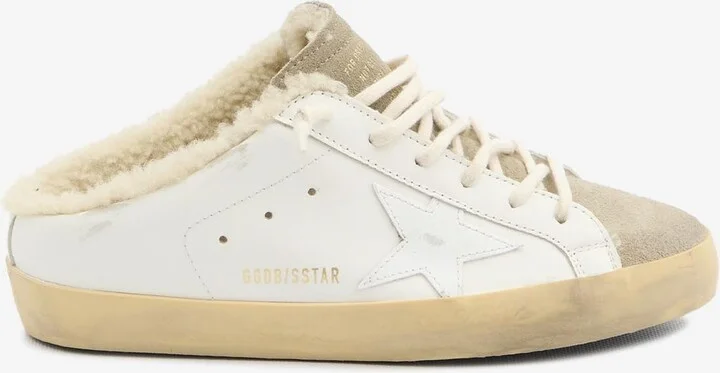 Super-Star Shearling Sabot Sneakers