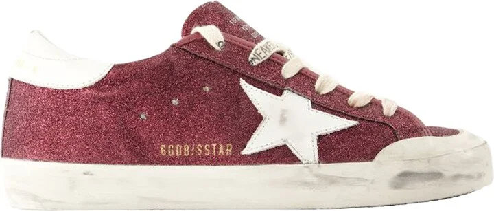 Super Star Sneakers - Golden Goose Deluxe Brand - Synthetic Leather - Burgundy