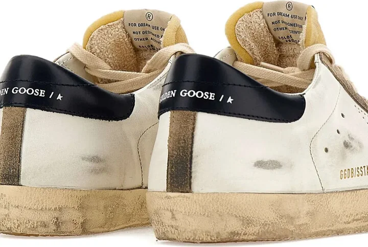 Super-Star used-effect leather low-top sneakers - Image 5