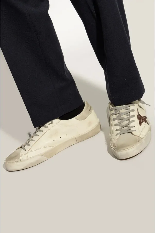 Super-Star With List Printed Star Embroi trainers - Image 2