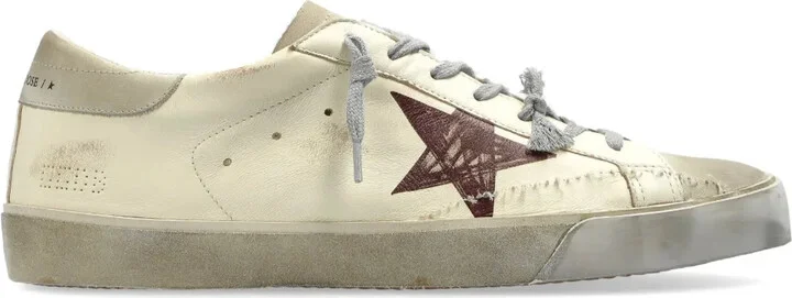 Super-Star With List Printed Star Embroi trainers
