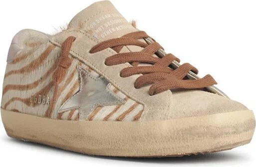 Super-star' Woman In Zebra Pony Hair With Silver Star And Suede Heel - Image 2