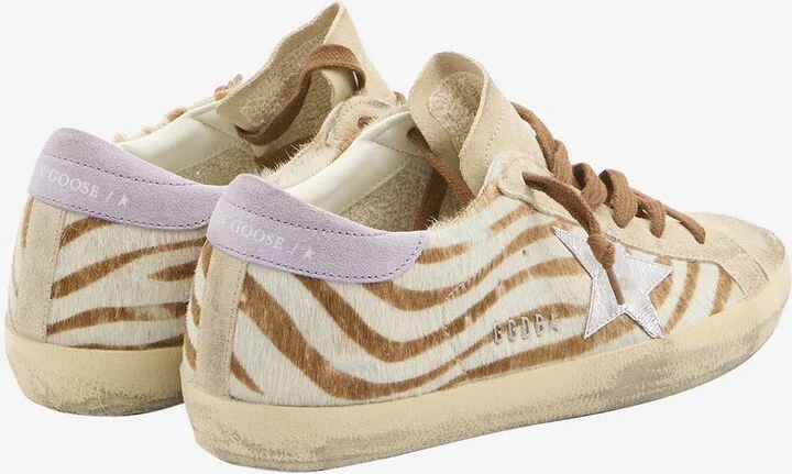 Super-Star Zebra Print Low-Top Sneakers - Image 2