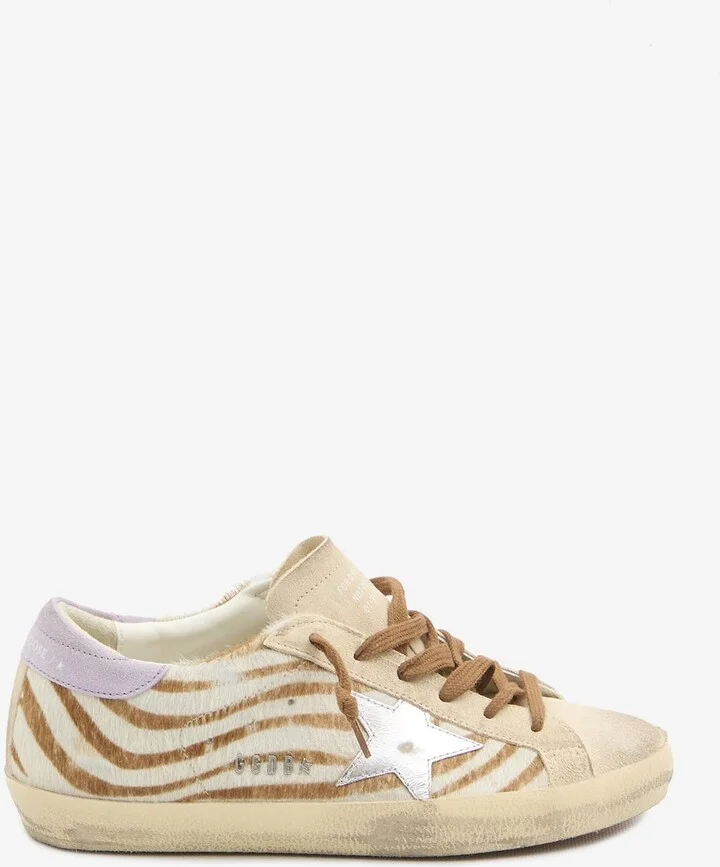 Super-Star Zebra Print Low-Top Sneakers