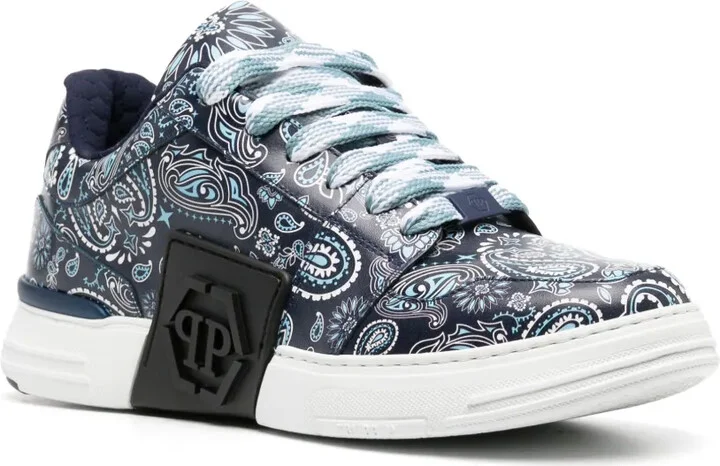 Super Street paisley-print sneakers - Image 2