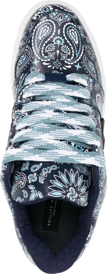 Super Street paisley-print sneakers - Image 4