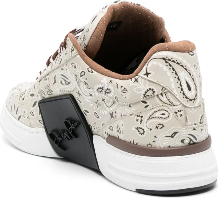 Super Street paisley-print sneakers - Image 3
