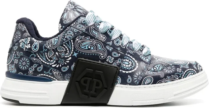 Super Street paisley-print sneakers