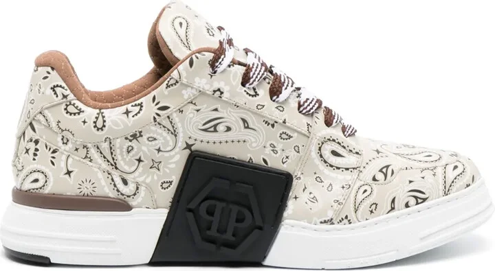Super Street paisley-print sneakers