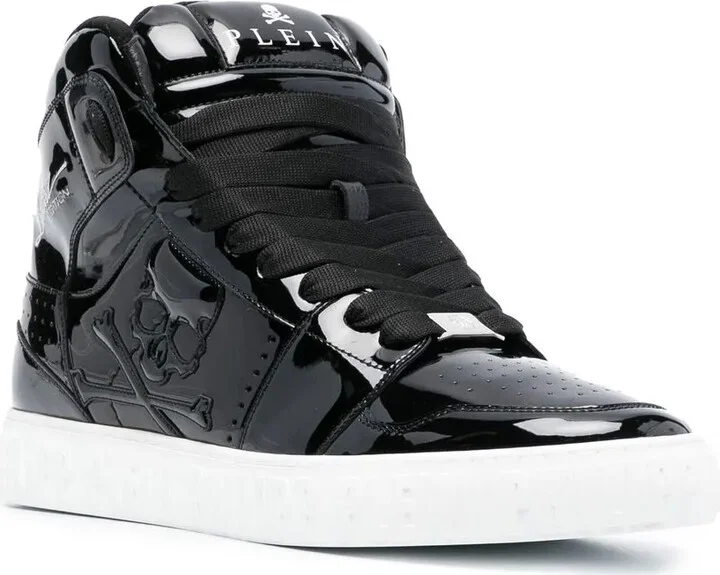 Super Street Skull Bones hi-top sneakers - Image 2