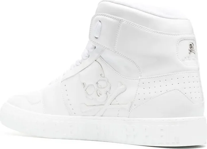 Super Street Skull Bones hi-top sneakers - Image 3