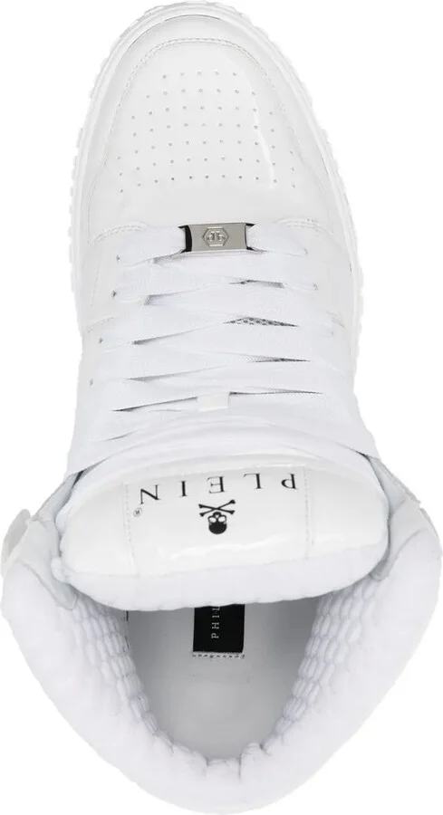 Super Street Skull Bones hi-top sneakers - Image 4
