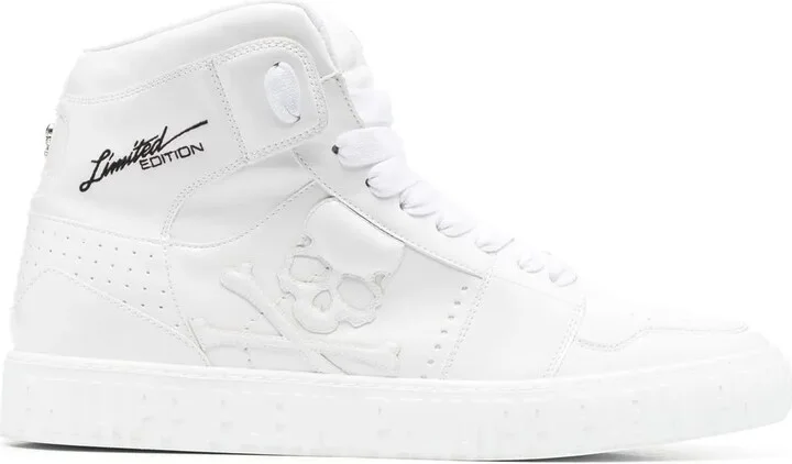 Super Street Skull Bones hi-top sneakers