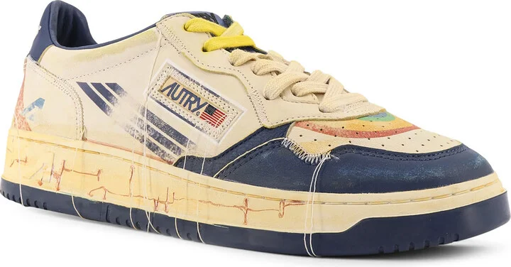 Super Vintage Leather Low-top Sneakers - Image 2