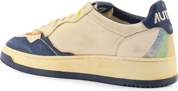 Super Vintage Leather Low-top Sneakers - Image 3