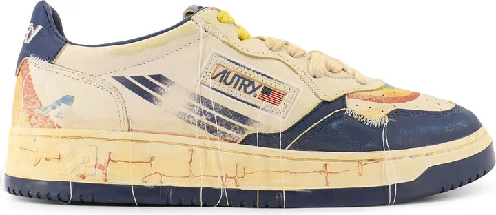 Super Vintage Leather Low-top Sneakers