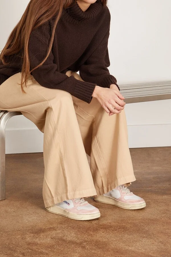 Super Vintage Low Top Sneakers in White/Powder/Silver - Image 2