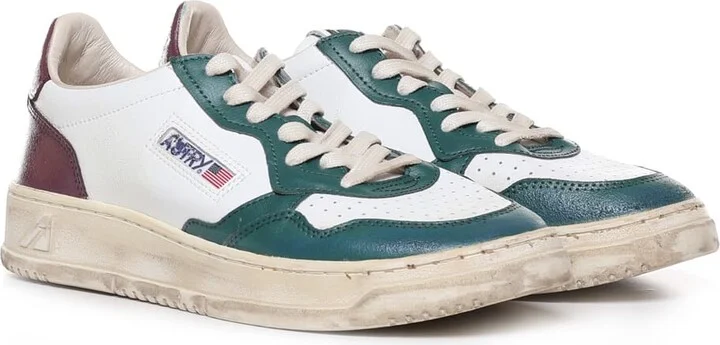 Super Vintage Sneakers In Used Leather - Image 2