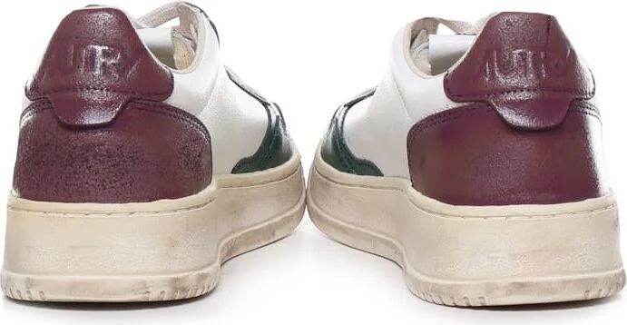 Super Vintage Sneakers In Used Leather - Image 3
