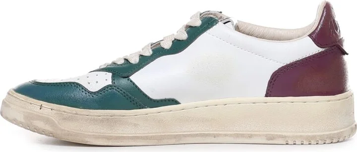 Super Vintage Sneakers In Used Leather - Image 4