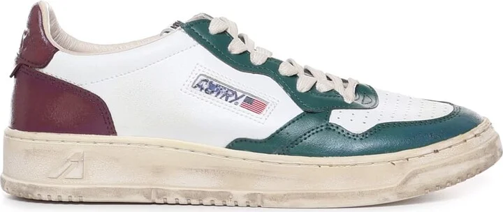 Super Vintage Sneakers In Used Leather