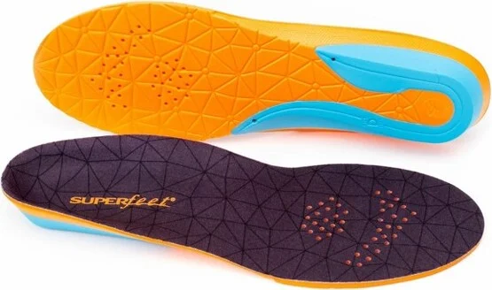 Superfeet All-Purpose Cushion Insoles - Trim-To-Fit Medium Arch Support Comfort Foam Inserts for Workout Shoes - Men 11.5-13 / Women 12-14