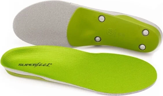 Superfeet - All-Purpose Support High Arch Insoles (Green) - Trim-To-Fit Orthotic Shoe Inserts - Professional Grade - Men 13.5-15