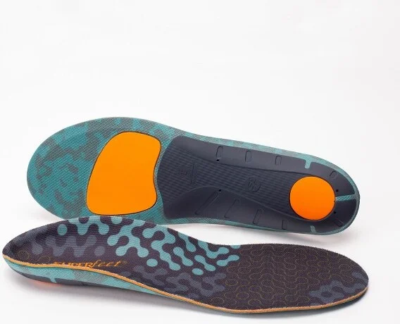 Superfeet Run Cushion High Arch Insoles - High Arch Support - Trim-To-Fit Inserts for Running Shoes - Professional Grade - 2.5-4 Men / 4.5-6 Women