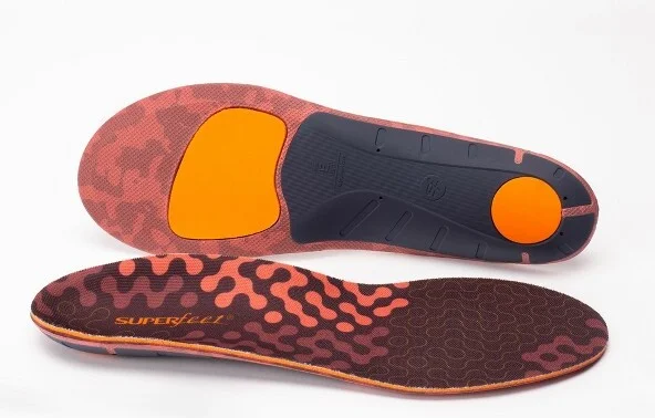 Superfeet Run Cushion Low Arch Insoles - Low Arch Support - Trim-To-Fit Inserts for Running Shoes - Professional Grade - 5.5-7 Men / 6.5-8 Women