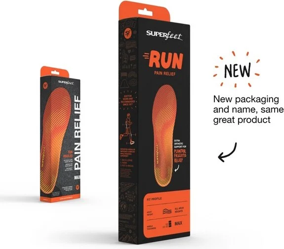 Superfeet Run Pain Relief Insoles - Trim-To-Fit Foam & Carbon Fiber Inserts - High Arch Support for Plantar Fasciitis - 9.5-11 Men / 10.5-12 Women - Image 2
