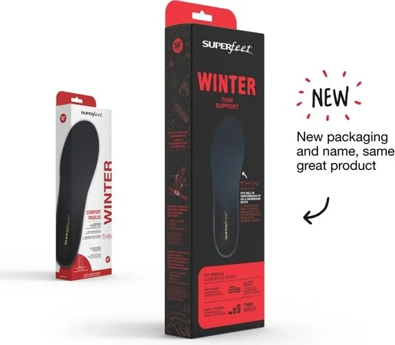 Superfeet Winter Thin Support Insoles - Trim-to-Fit Arch Support Inserts for Performance Ski or Snowboard Boots - 7.5-9 Men / 8.5-10 Women - Image 2