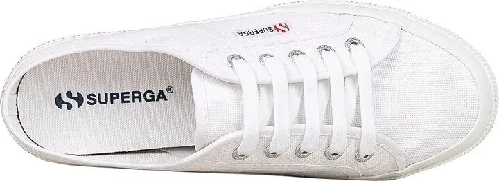 Superga 2402 Mule Women's Lace up casual Shoes White : EU 37 (US Women's 6.5) Medium, Textile - Image 2