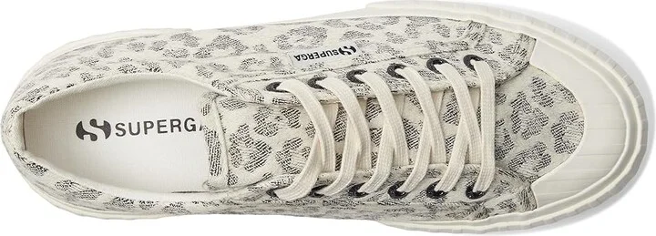 Superga 2631 stripe platform jacquard animalier Women's Shoes : EU 36 (US Women's 6) Medium, Rubber/Textile - Image 2