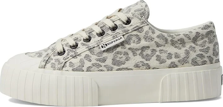 Superga 2631 stripe platform jacquard animalier Women's Shoes : EU 36 (US Women's 6) Medium, Rubber/Textile - Image 6
