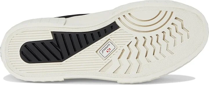 Superga 2631 Stripe Platform Shoes Black/White Avorio : EU 38 (US Men's 6 - Women's 7.5) Medium - Image 3