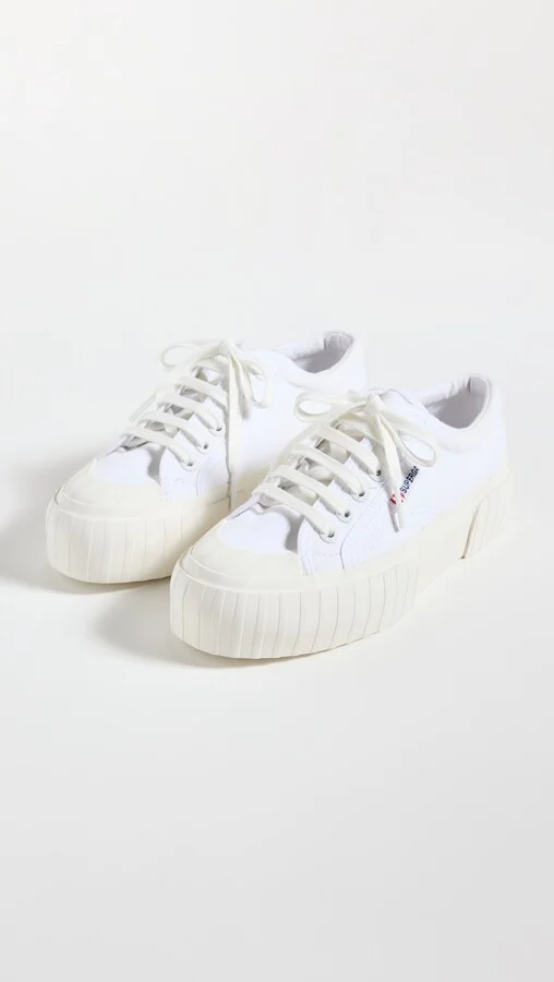 Superga 2631 Stripe Platform Sneakers - Image 4