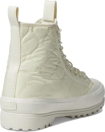 Superga 2644 alpina quilted nylon Women's Shoes White : EU 36 (US Women's 6) Medium, Rubber - Image 4