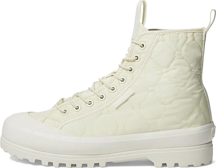 Superga 2644 alpina quilted nylon Women's Shoes White : EU 36 (US Women's 6) Medium, Rubber - Image 6