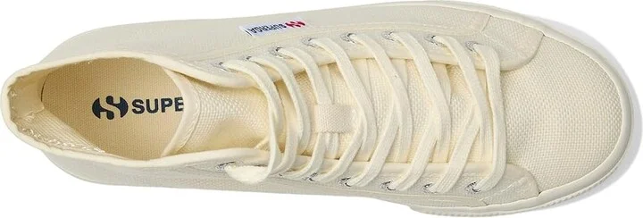 Superga 2708 Hi Top Shoes Beige Natural/Favorio : EU 39.5 (US Men's 7 - Women's 8.5) Medium - Image 2
