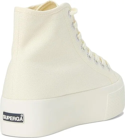 Superga 2708 Hi Top Shoes Beige Natural/Favorio : EU 39.5 (US Men's 7 - Women's 8.5) Medium - Image 4