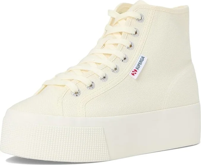 Superga 2708 Hi Top Shoes Beige Natural/Favorio : EU 39.5 (US Men's 7 - Women's 8.5) Medium - Image 5