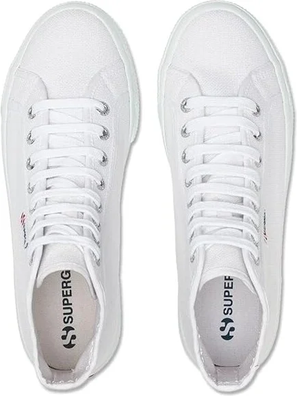 Superga 2708 Hi Top Women's Shoes White 2 : EU 35 (US Women's 5) Medium - Image 2