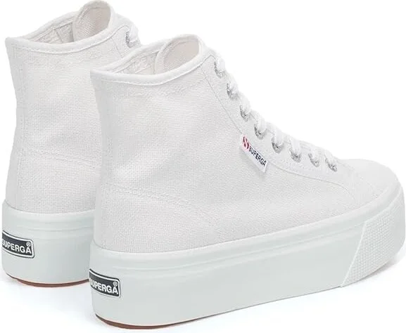 Superga 2708 Hi Top Women's Shoes White 2 : EU 35 (US Women's 5) Medium - Image 4